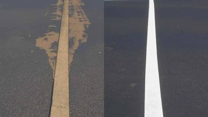 Ottawa shopping center striping: from faded confusion to clear organization